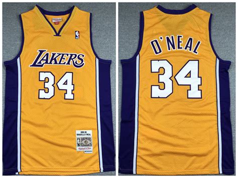 los angeles lakers jersey nike|nike lakers jersey shaq 34.